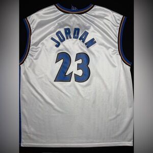 Michael Jordan Champion Basketball Jersey Vintage NBA Washington Wizards